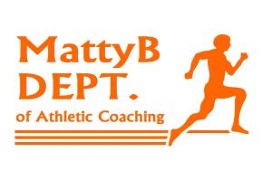 MattyB DEPT. of Ath Coach orange font